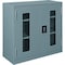 Global Industrial Assembled Clear View Wall Storage Cabinet, 30x12x30, Gray 270019GY - alternate 7